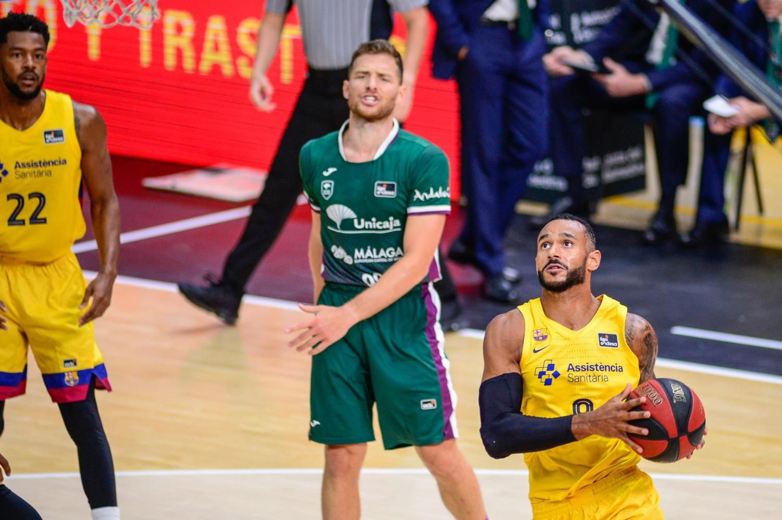 Las fotos del Unicaja-Barcelona