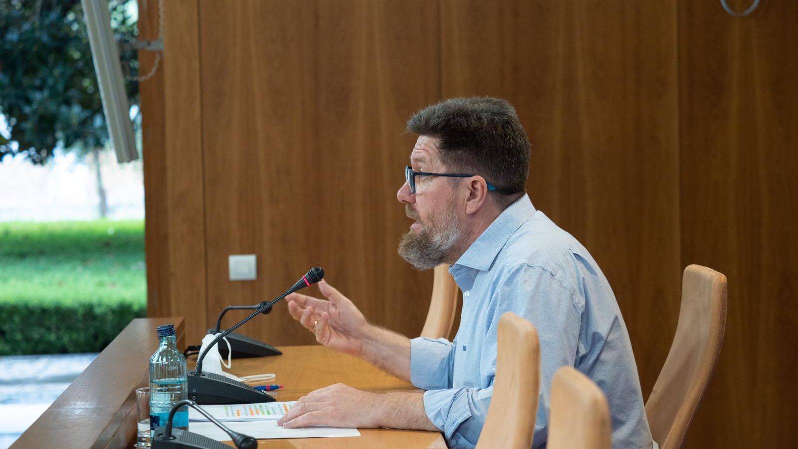 El socialista Rodrigo Sánchez ha dado a conocer el positivo de la residencia de Alhama.