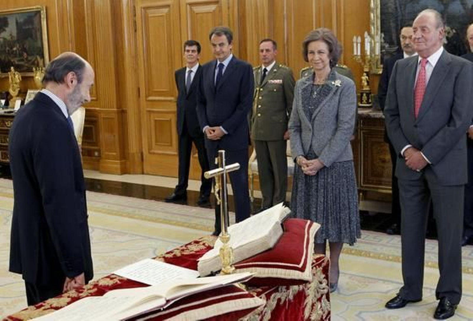 El vicepresidente primero del Gobierno y ministro del Interior Alfredo Pérez Rubalcaba.

Foto: EFE