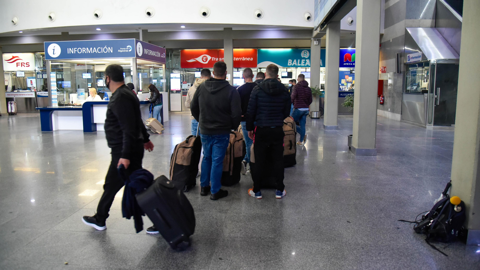 Primer día de viajes en ferry de Algeciras a Tánger-Med tras la pandemia