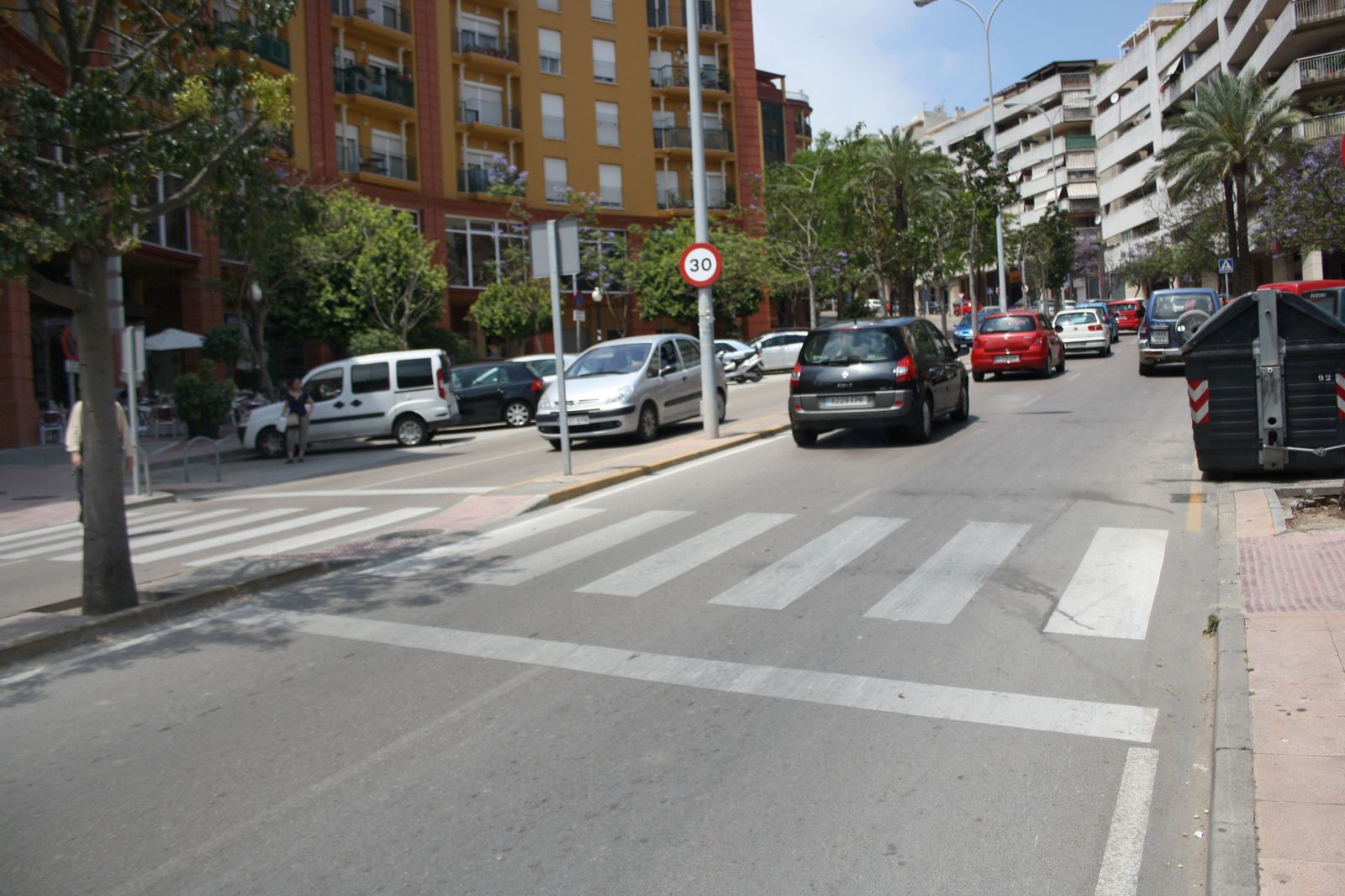 La avenida Virgen de la Palma de Algeciras.