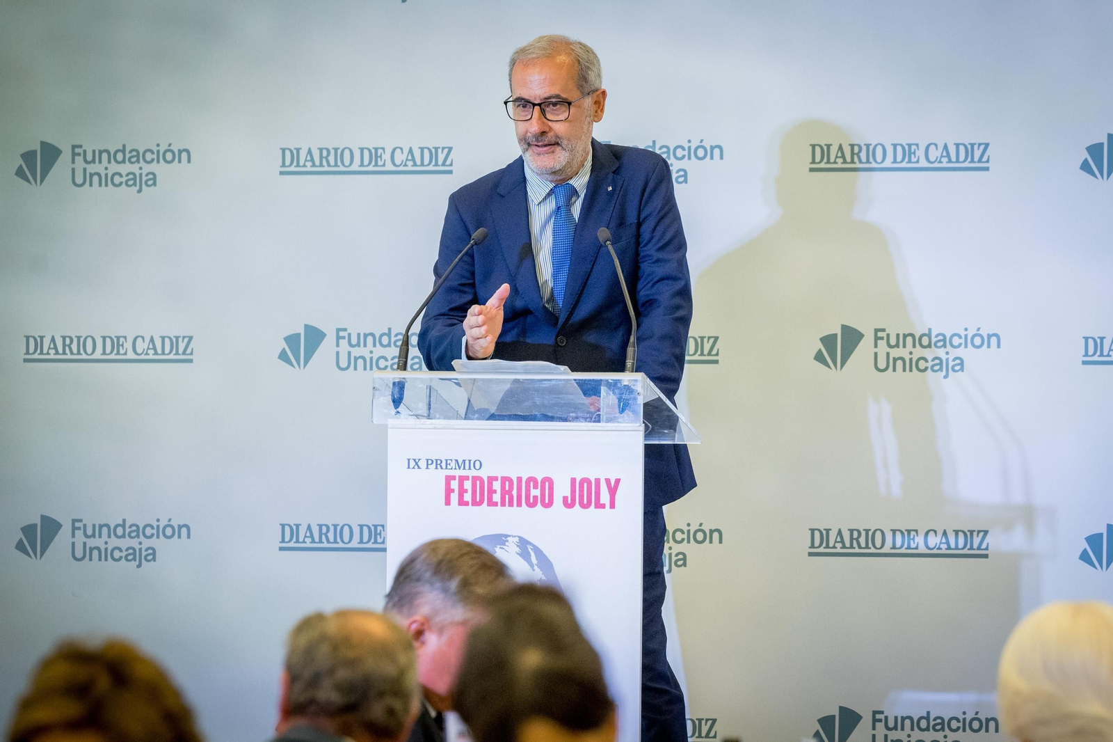Las imágenes de la entrega del IX Premio Federico Joly a José Bohórquez Mora-Figueroa en Cádiz