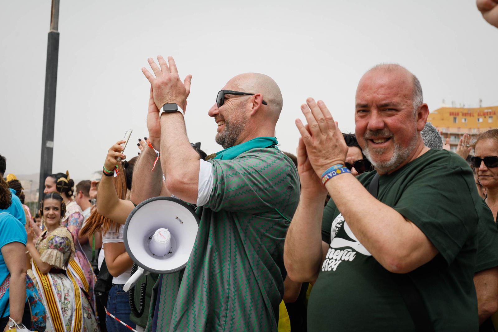 Las mejores imágenes de la "Globotá" en las fallas de Almería
