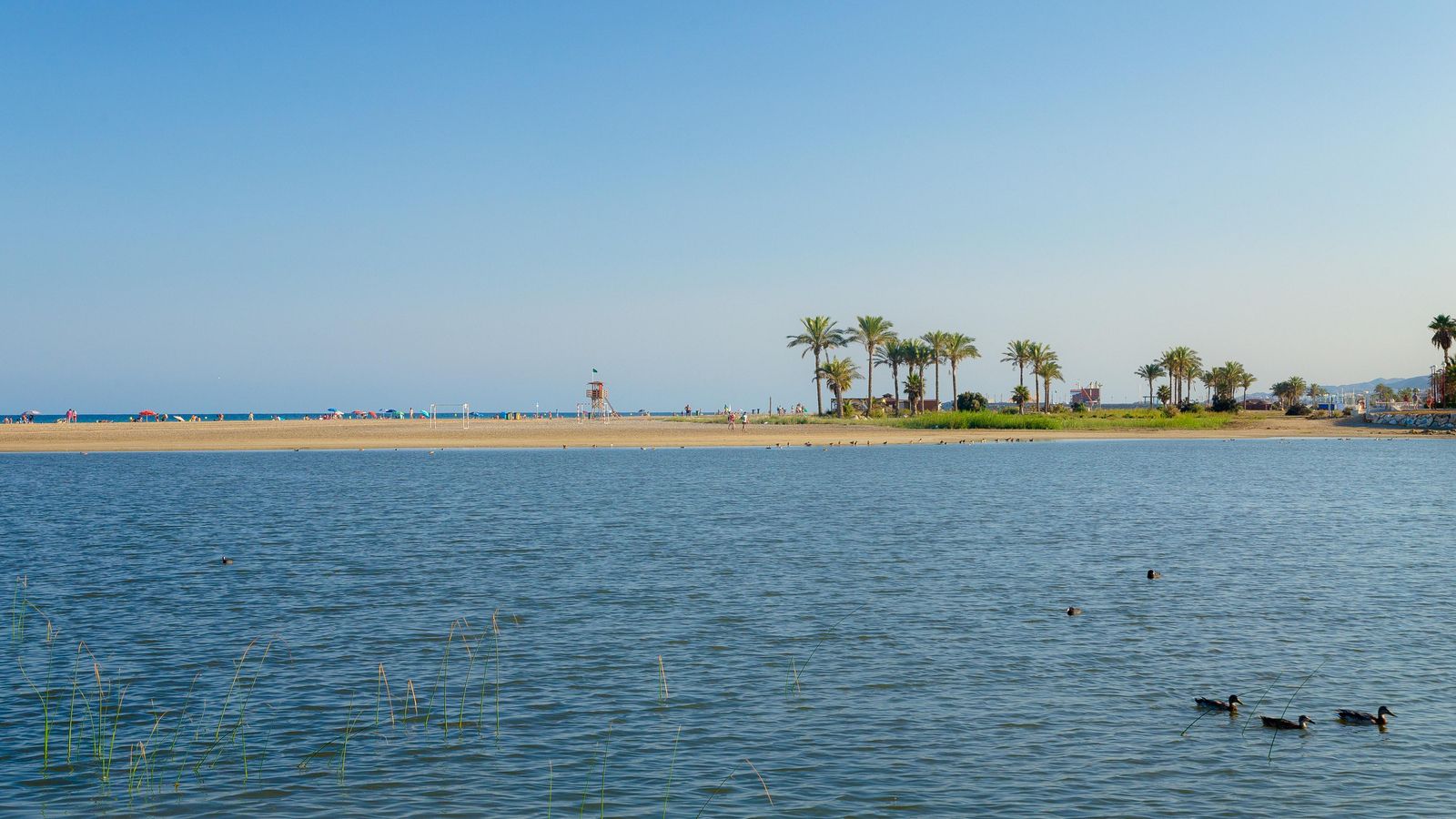 Desembocadura del Río Antas, Laguna de Puerto Rey