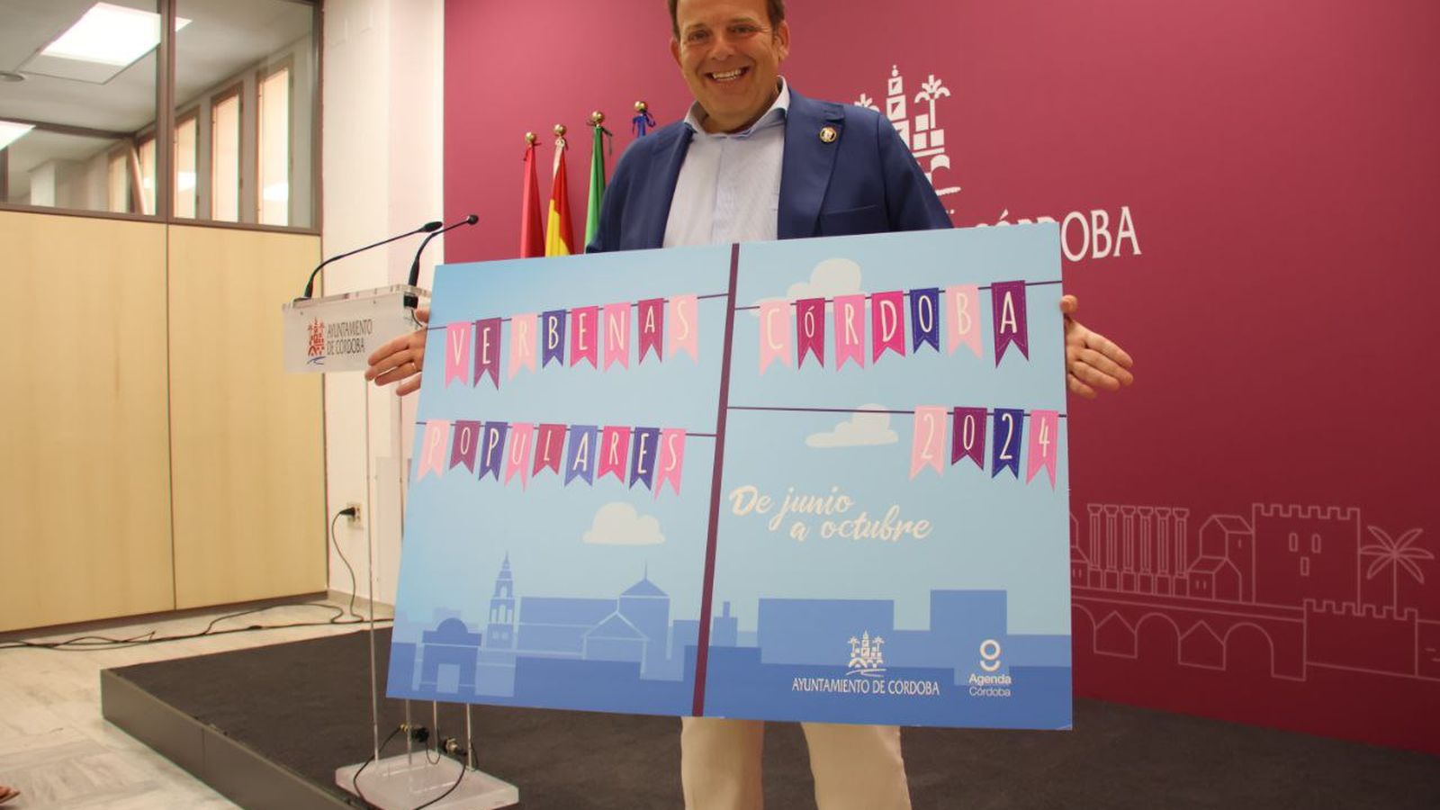 Julián Urbano, en el Ayuntamiento.