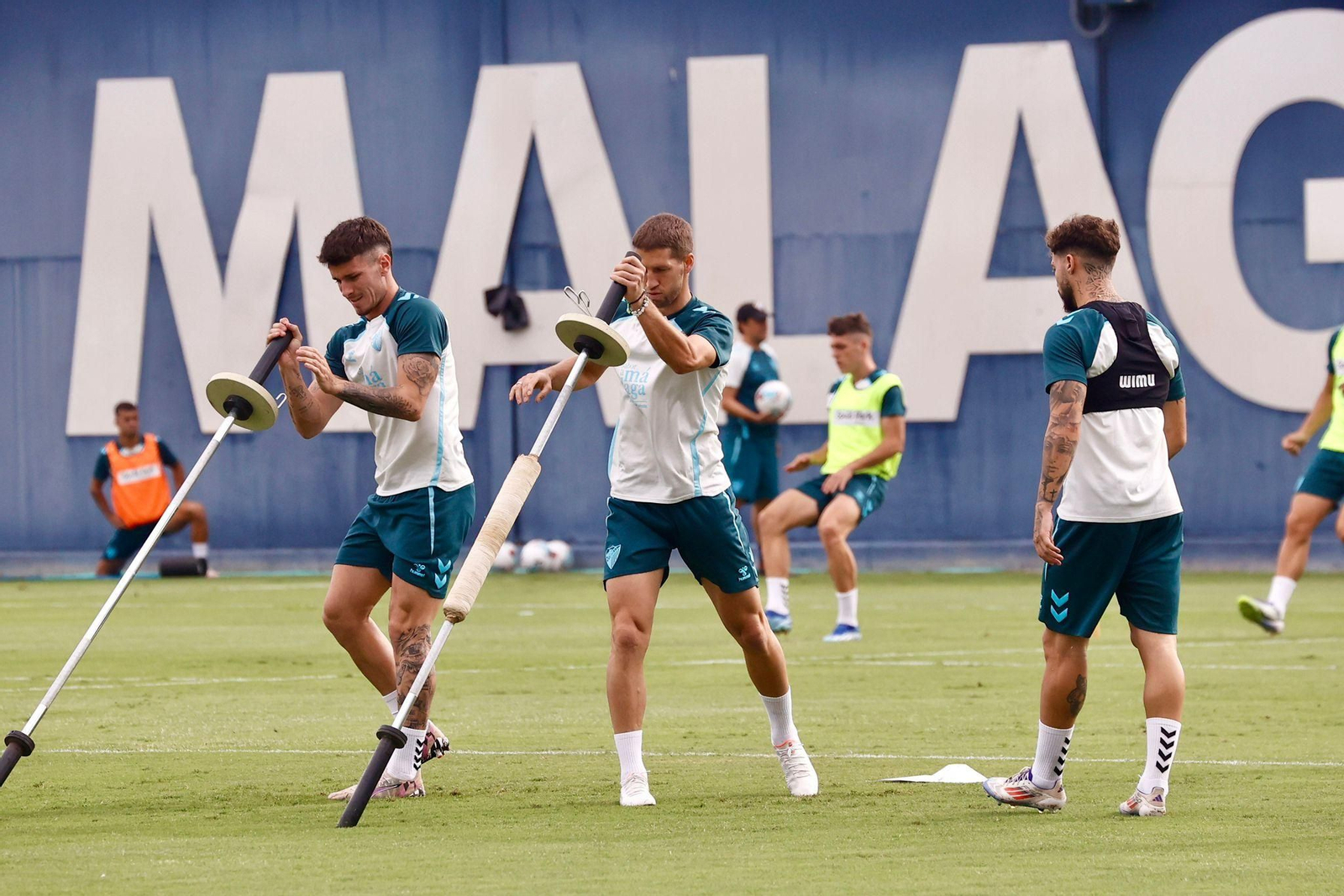 Rafita, del filial, novedad en el entrenamiento ante la baja de Carlos Puga