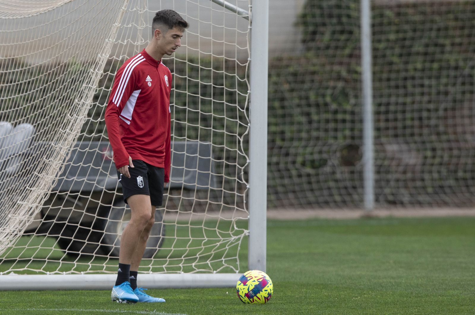 Las imágenes del entrenamiento del Granada CF