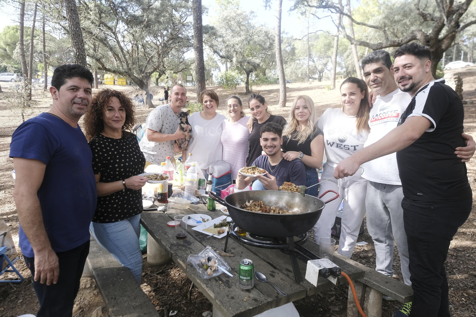 Los peroles por San Rafael en Los Villares, en imágenes