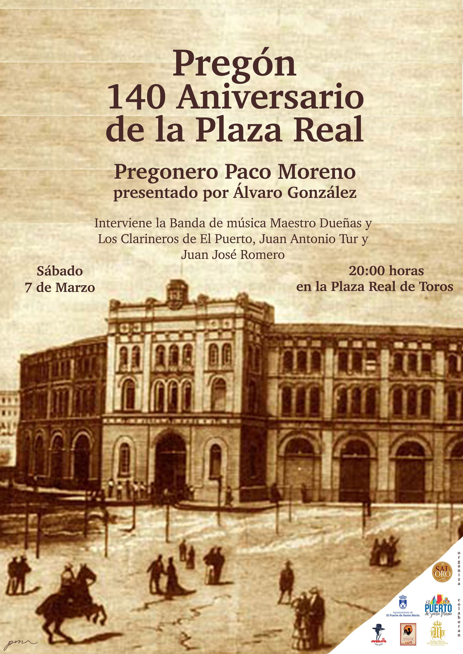 La Plaza Real de Toros de El Puerto de Santa María conmemora su 140 aniversario.
