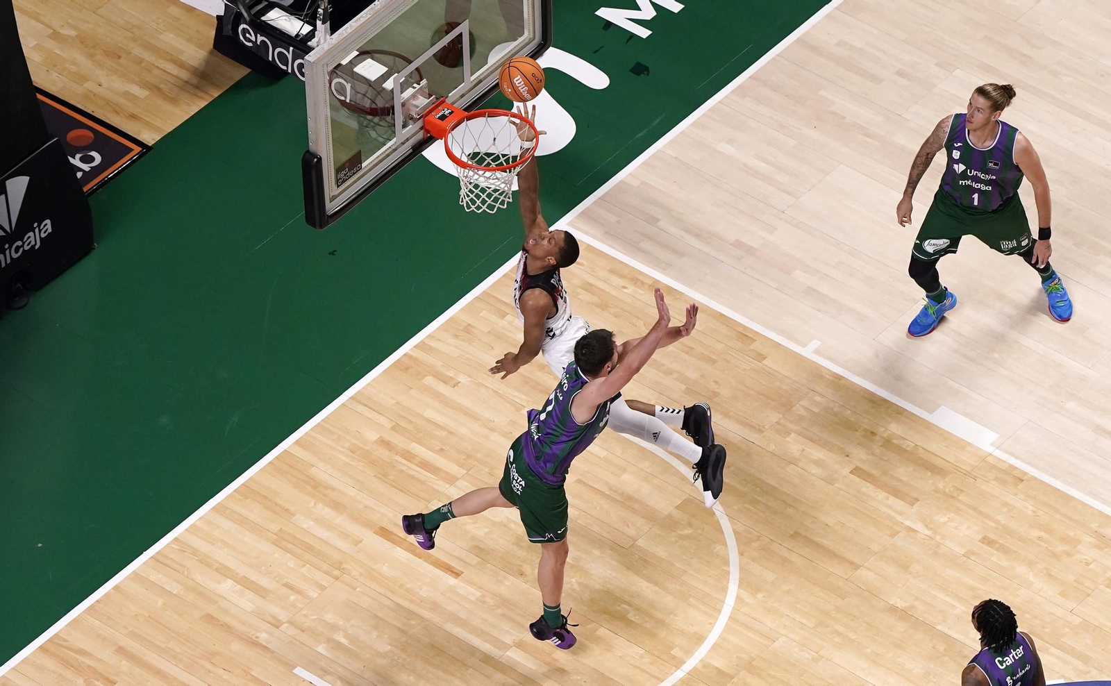 Melwin Pantzar, en un partido ante el Unicaja.