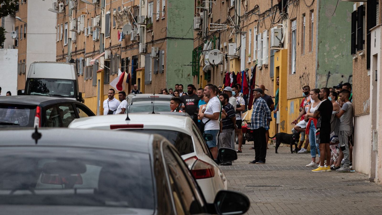 El Torrejón, el día del tiroteo en 2020.
