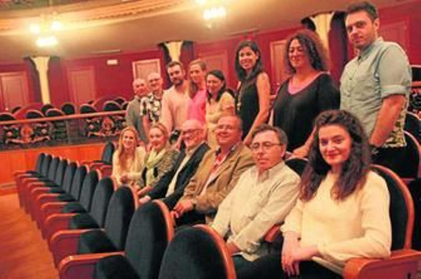 La presentación de la zarzuela, ayer, en el Gran Teatro.
