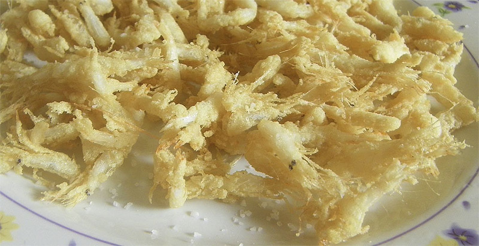 Camarones de estero fritos del restaurante Los Esteros, uno de los participantes en la ruta