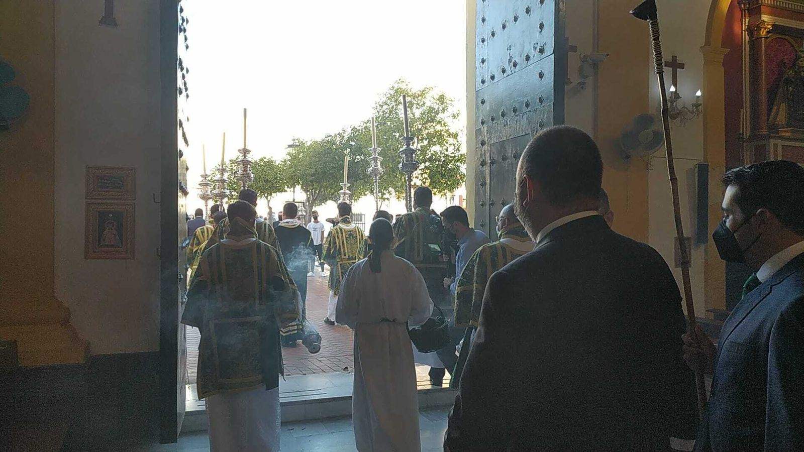 Rosario del Huerto, el primer acto de culto externo en 18 meses de pandemia