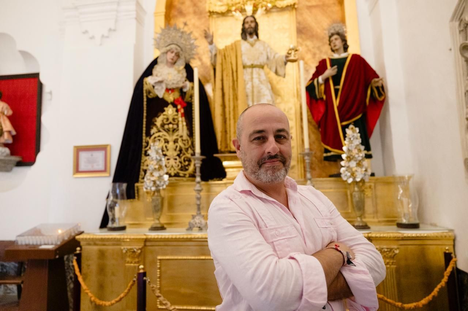 Manuel Márquez, concejal del PSOE de Cádiz y ya ex capataz del nuevo palio de la hermandad de La Cena.