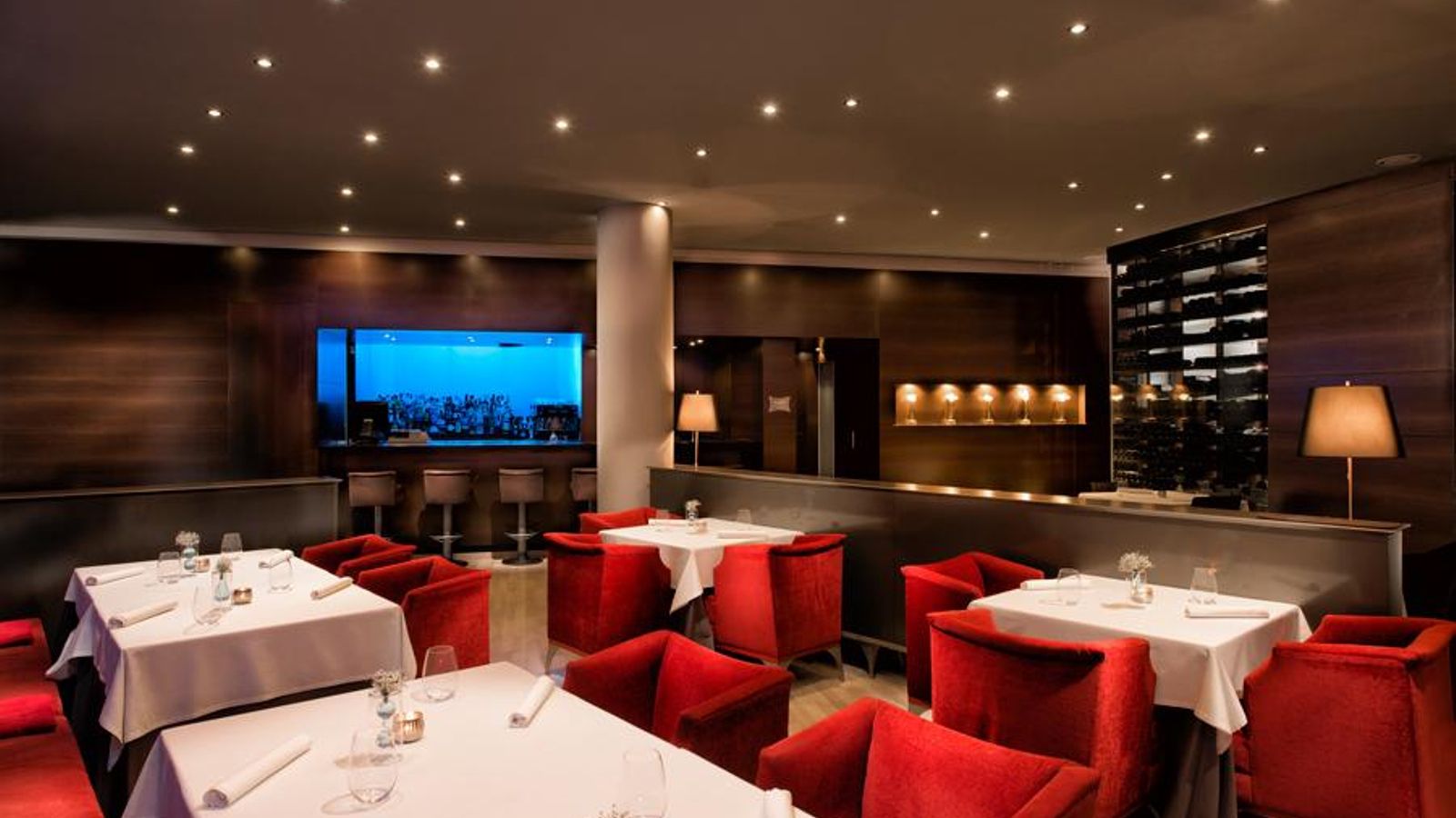 La sala de Messina Restaurante.
