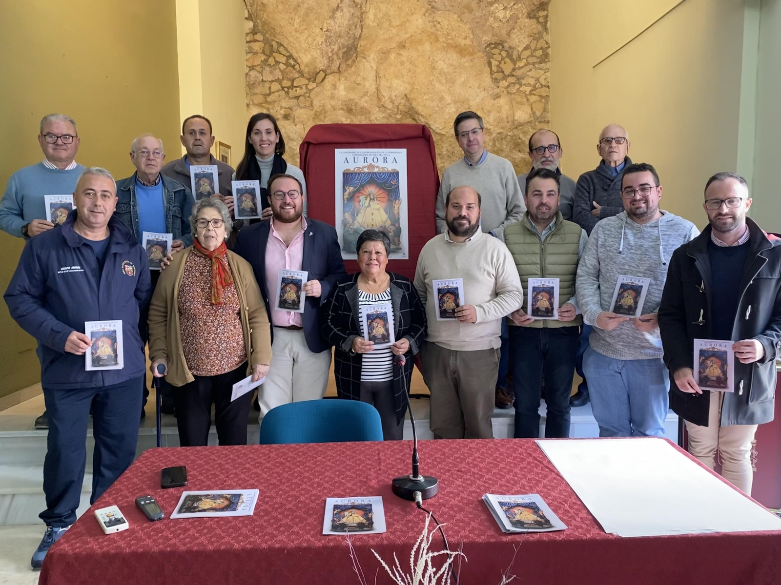 Presentación de la procesión extraordinaria de la Aurora en Monturque.