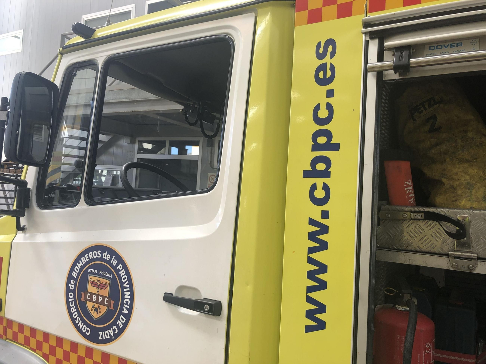 Vehículo  del Consorcio de Bomberos  de la Provincia de Cádiz.