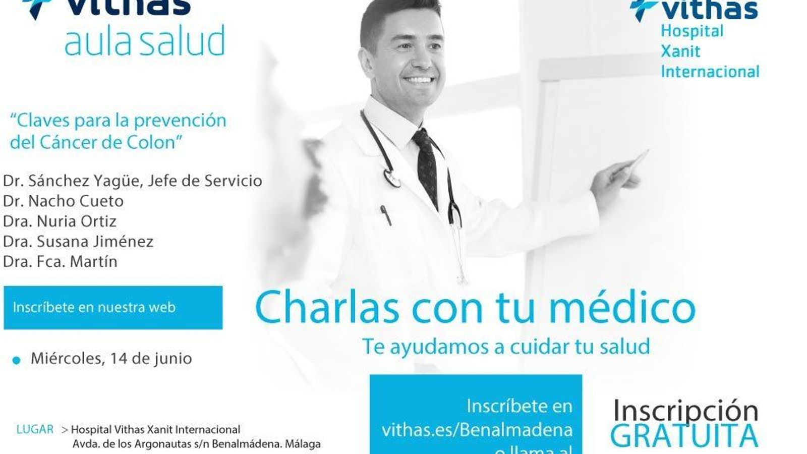 Convocatoria de la jornada.