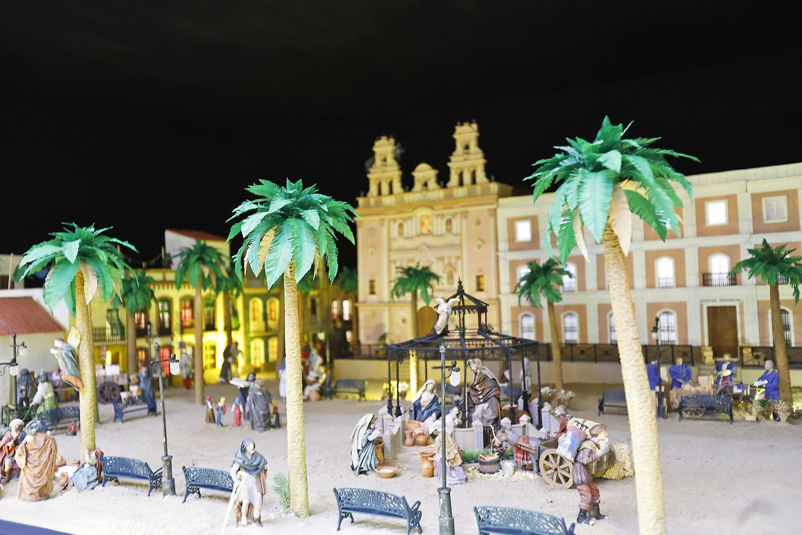 Imágenes del Belén del Ayuntamiento de Huelva