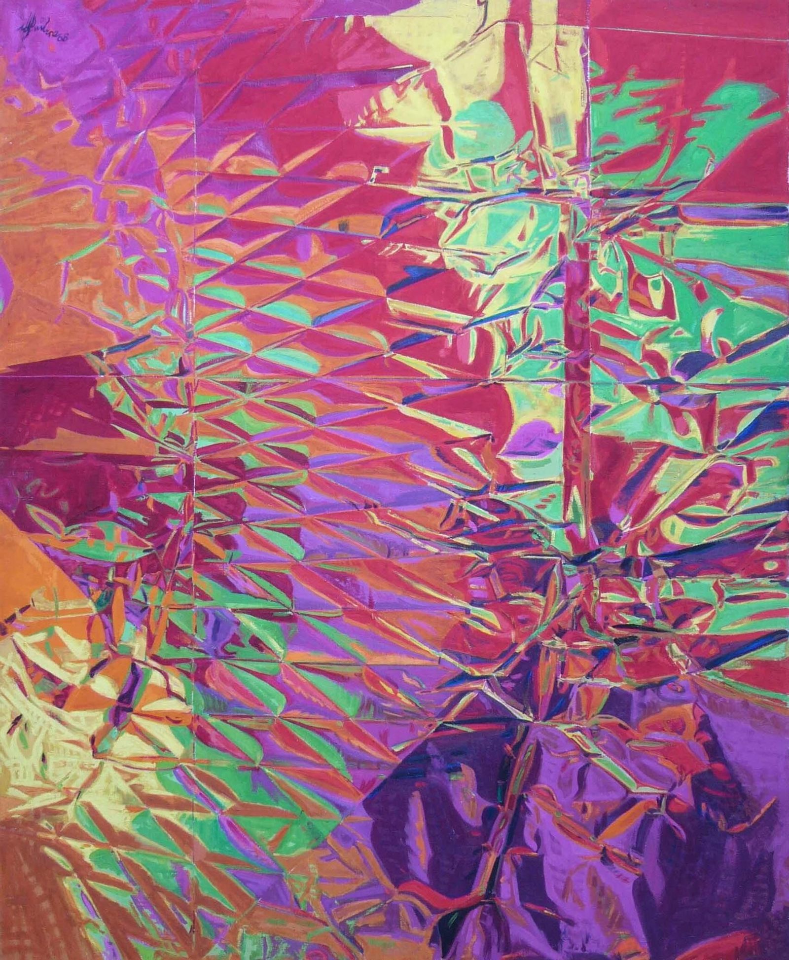 'México', otra de las piezas de Pérez Aguilera que recoge la exposición.