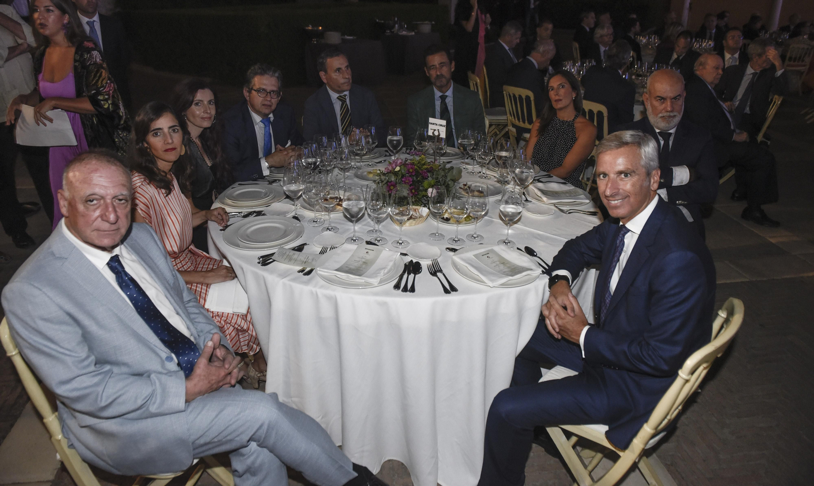 XI Premio Manuel Clavero a Eduardo Saborido. Pablo Antonio Fernández, Ana Beatríz Gamero, Mª Isabel Vilches, José Luis de Alcaraz, Javier Fernández, Eduardo Gamero, Mª José Mollano, Miguel Salas y Germán del Real