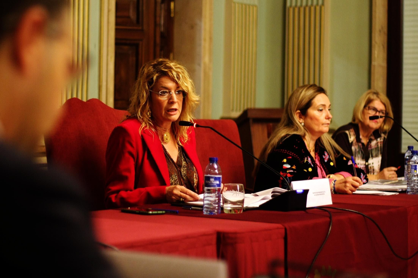 Imágenes del pleno del Ayuntamiento de Huelva