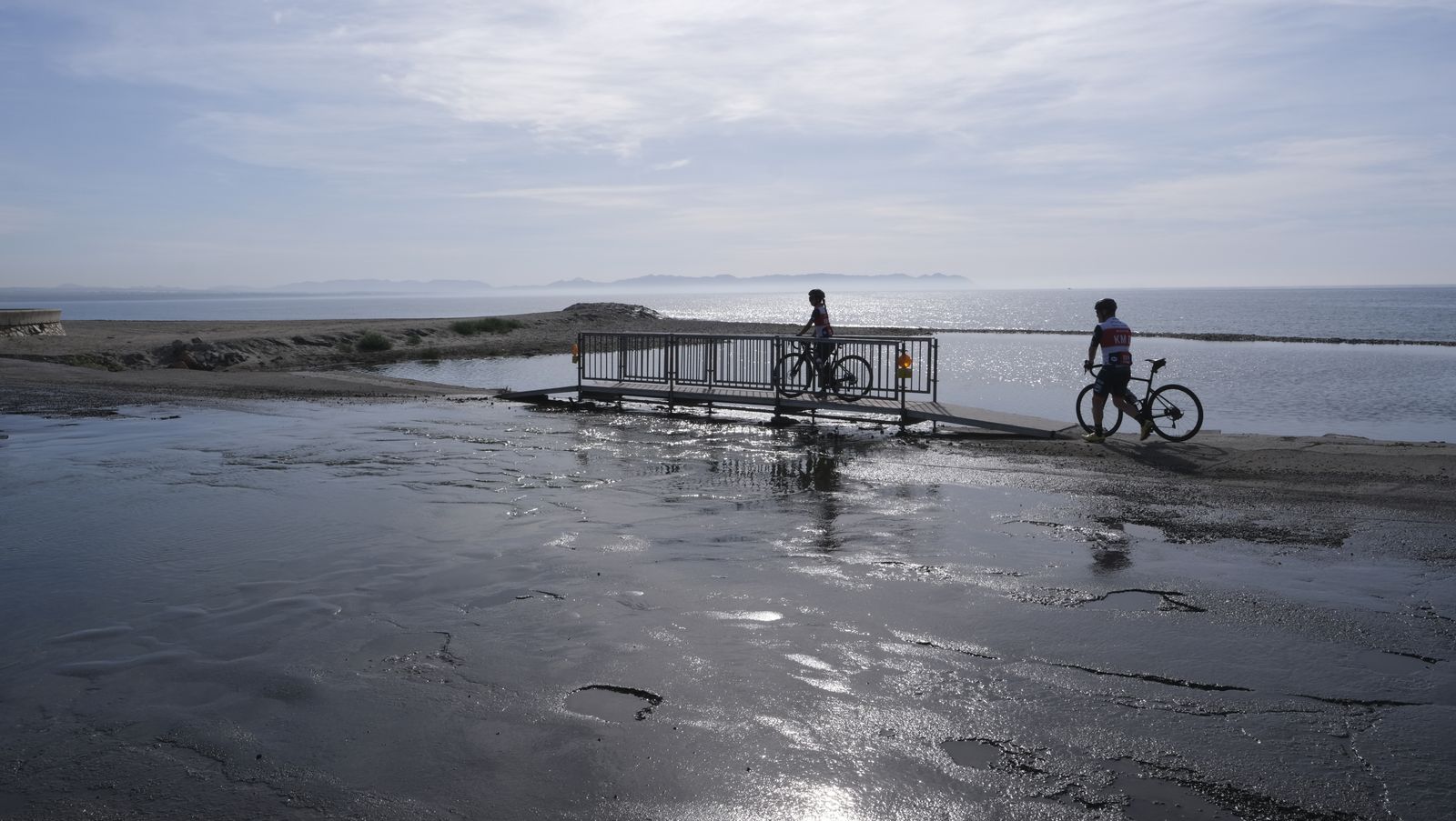 Imágenes del 'lago artificial' de Costacabana