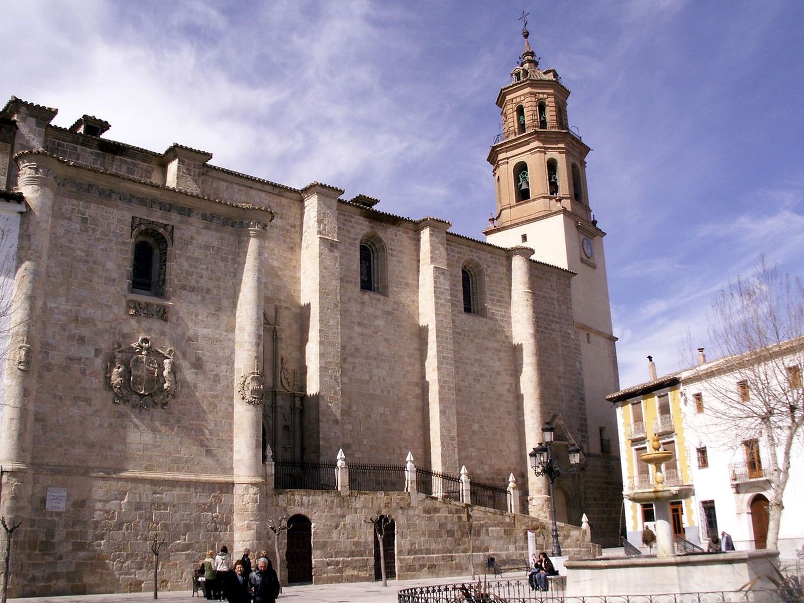 Iglesia Mayor de Baza, donde está la portada de la Anunciación que Hispania Nostra ha incluido en su lista roja.