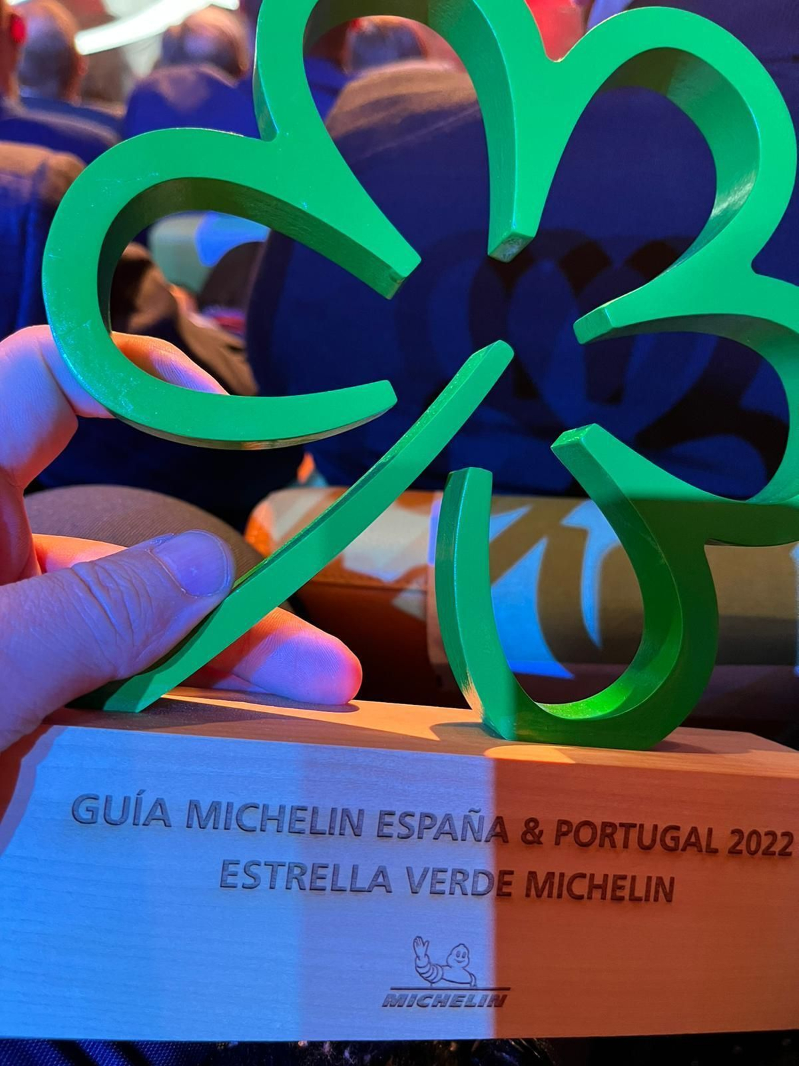 La estrella verde de Guía Michelin.