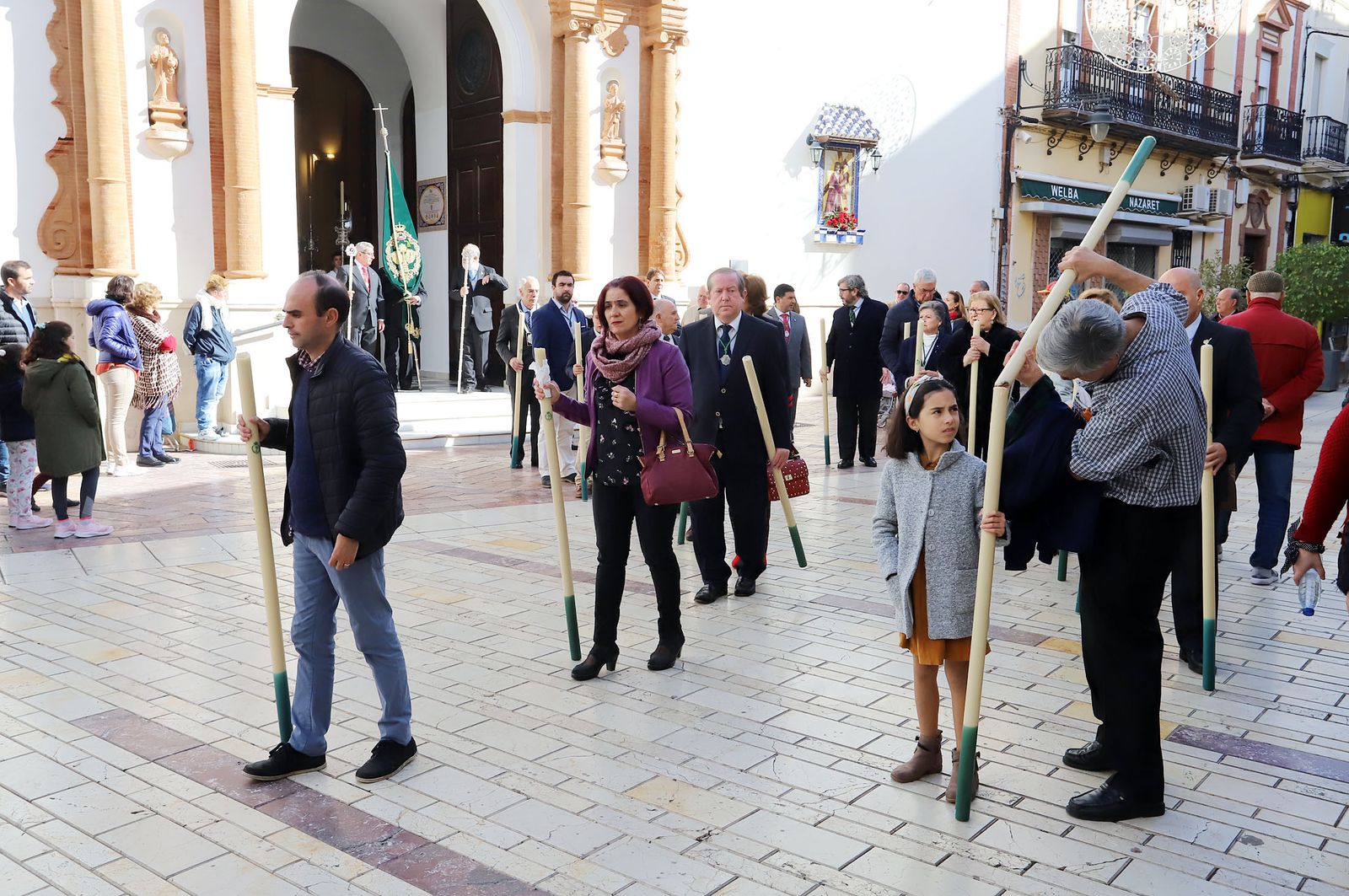 Imágenes de la procesión del Sacramento desde la Concepción