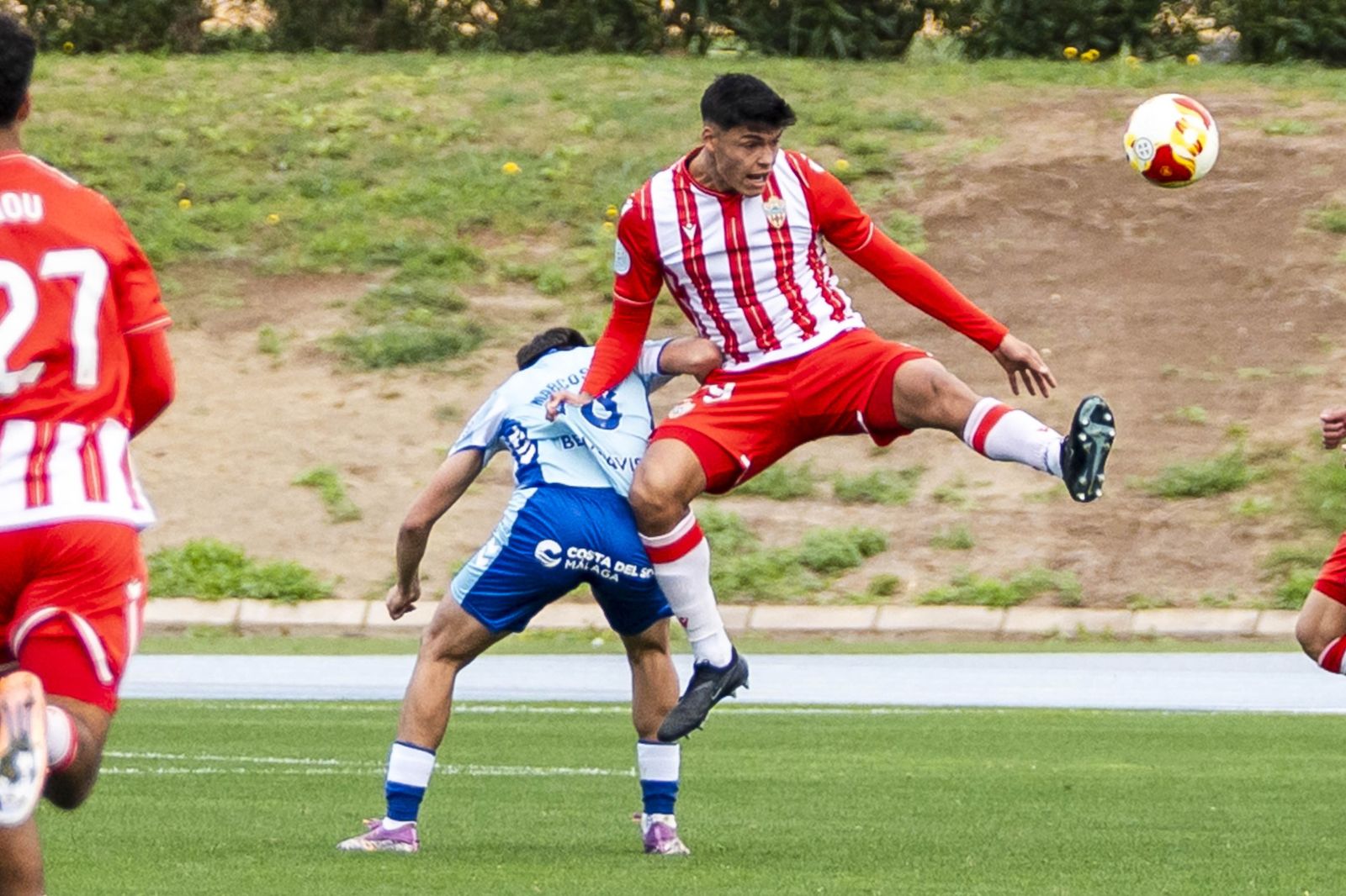 Las imágenes del Almería B y Atlético Malagueño en el Anexo de los Juegos Mediterráneos