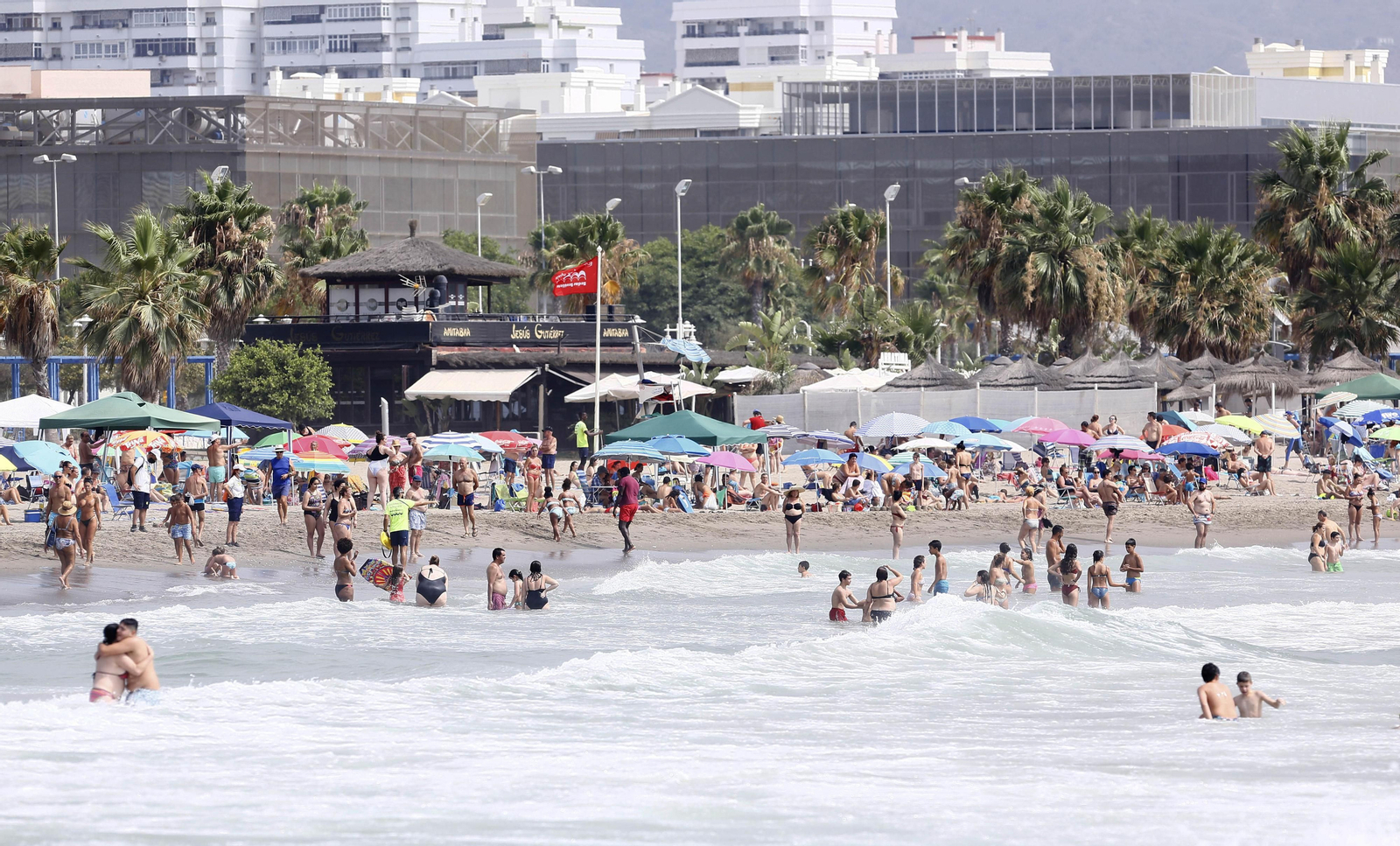 La playa de La Misericordia.