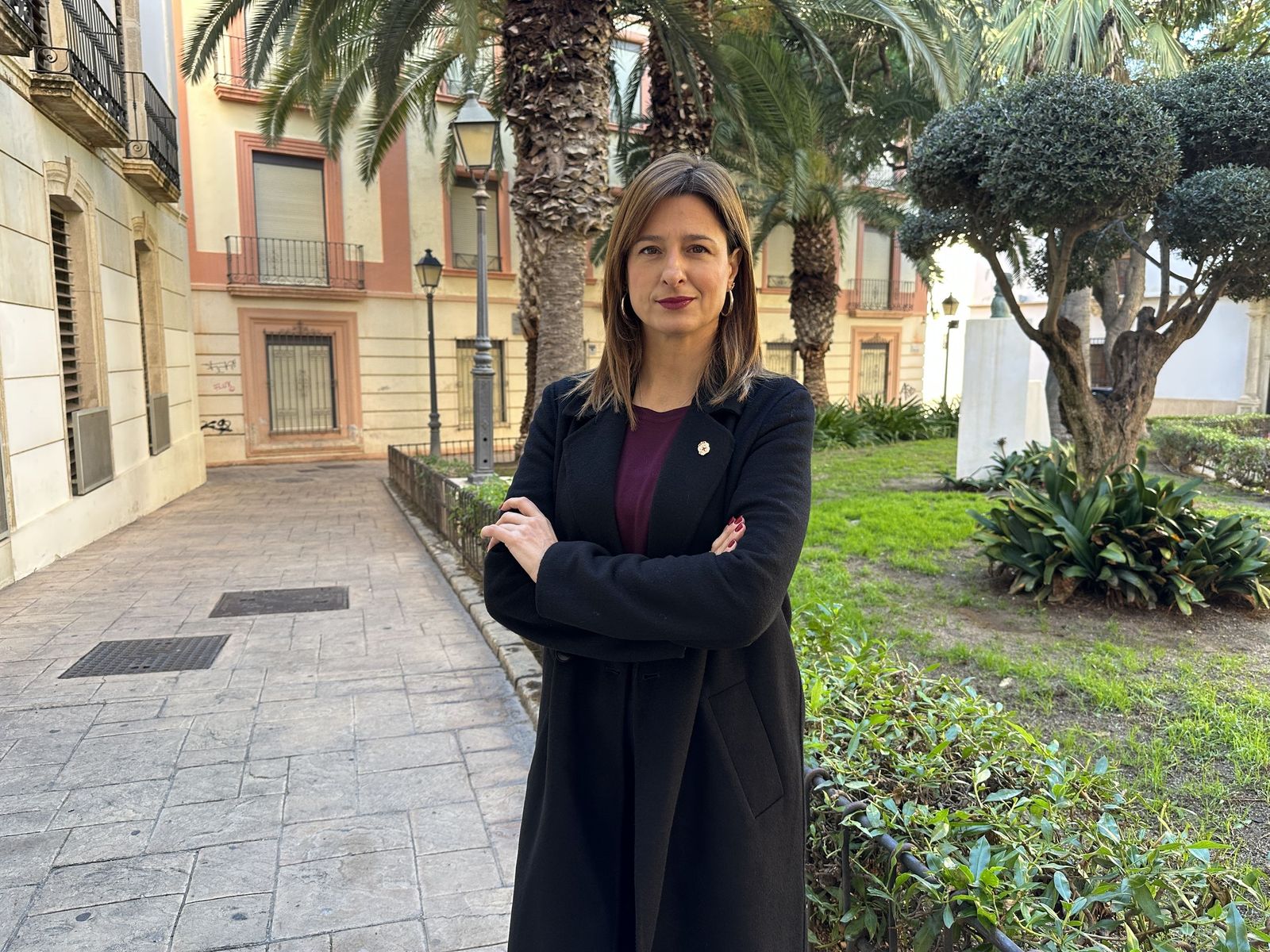 Fátima Herrera, portavoz del PSOE en el Ayuntamiento de Almería