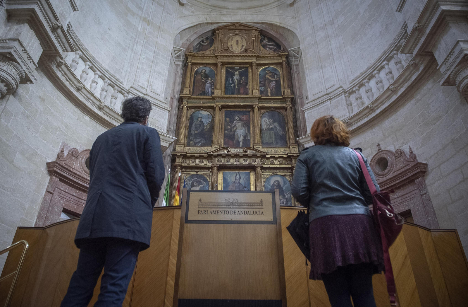 La iglesia del antiguo hospital es ahora el hemiciclo andaluz
