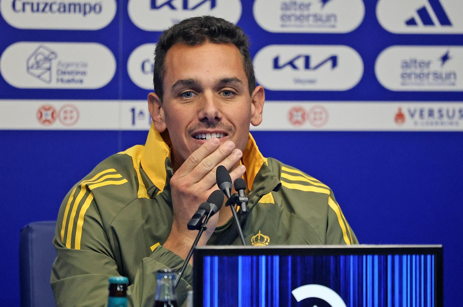 Vicente García en la rueda de prensa del pasado fin de semana.