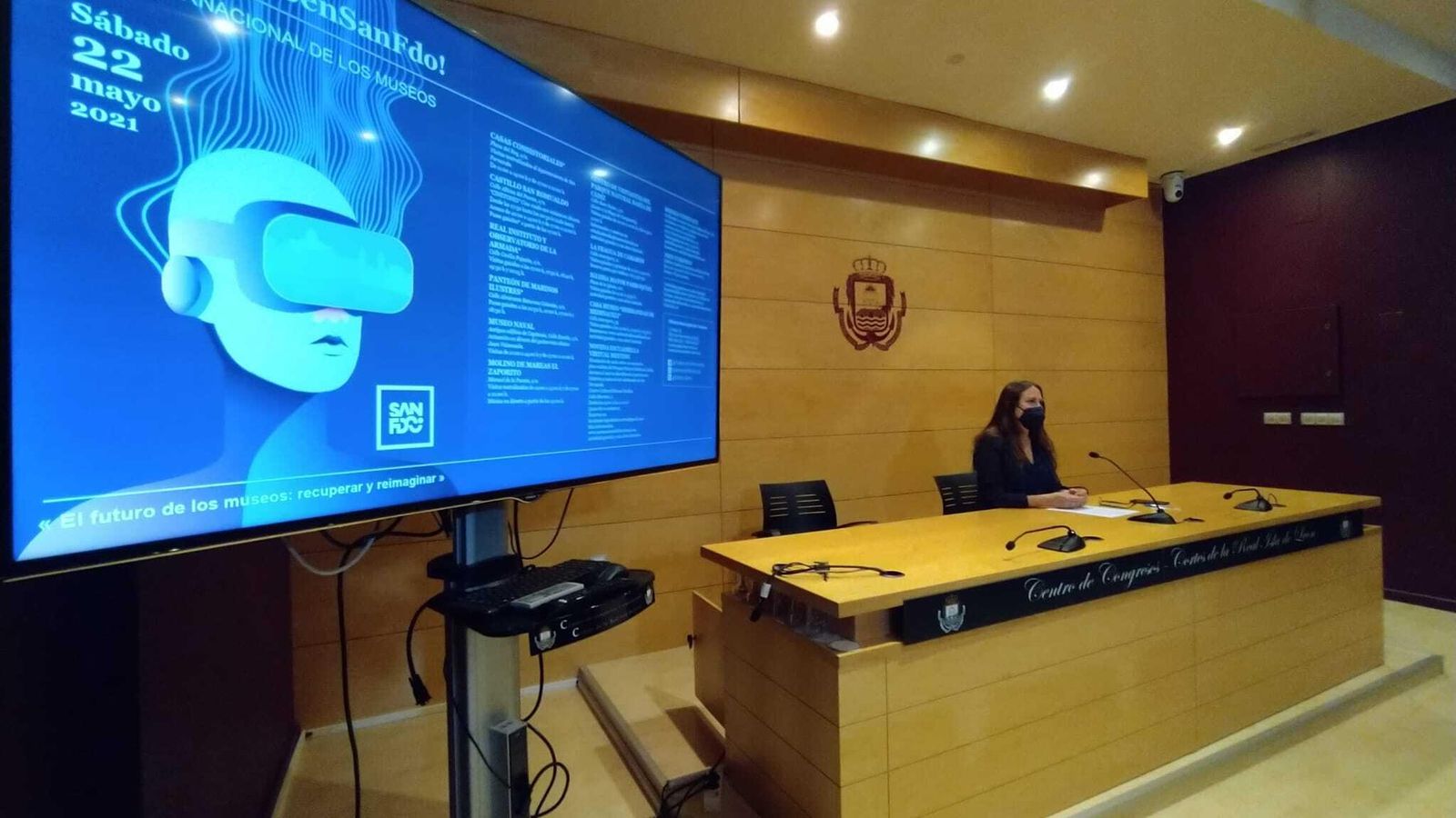 La concejala de Turismo, Regla Moreno, durante la presentación de las actividades organizadas con motivo del Día Internacional de los Museos. La concejala de Turismo, Regla Moreno, durante la presentación de las actividades organizadas con motivo del Día Internacional de los Museos.