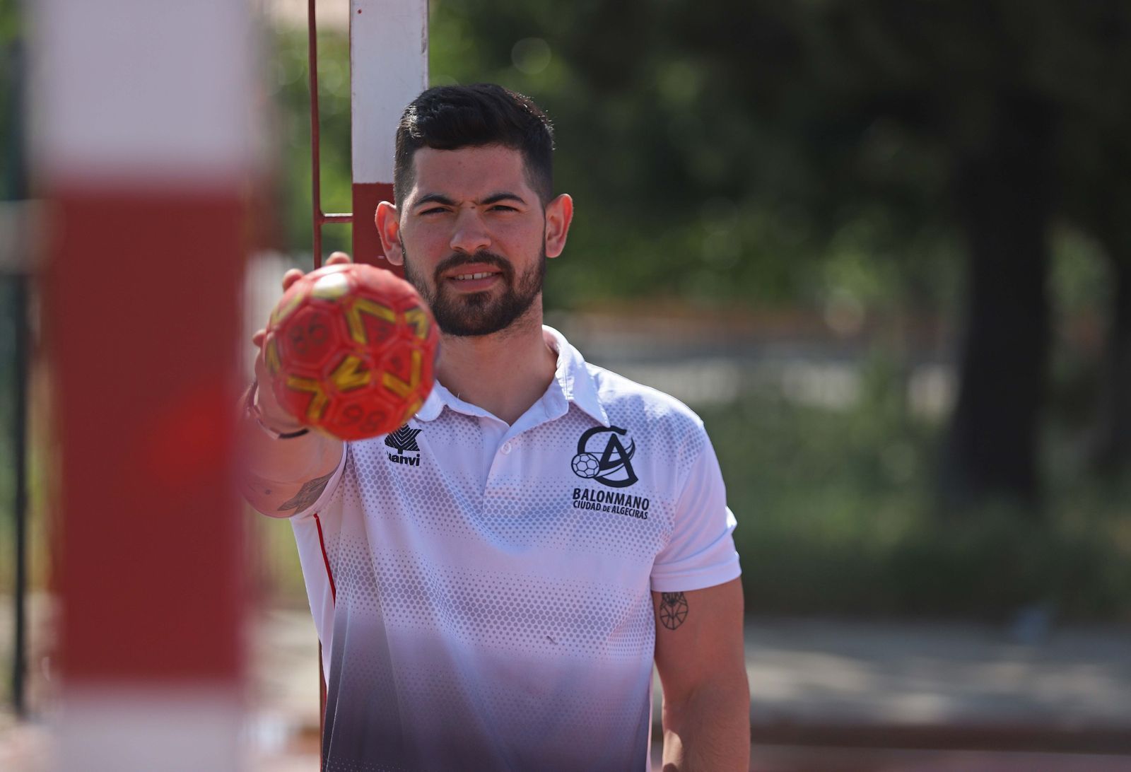 El entrenador algecireño Alejandro Ledesma