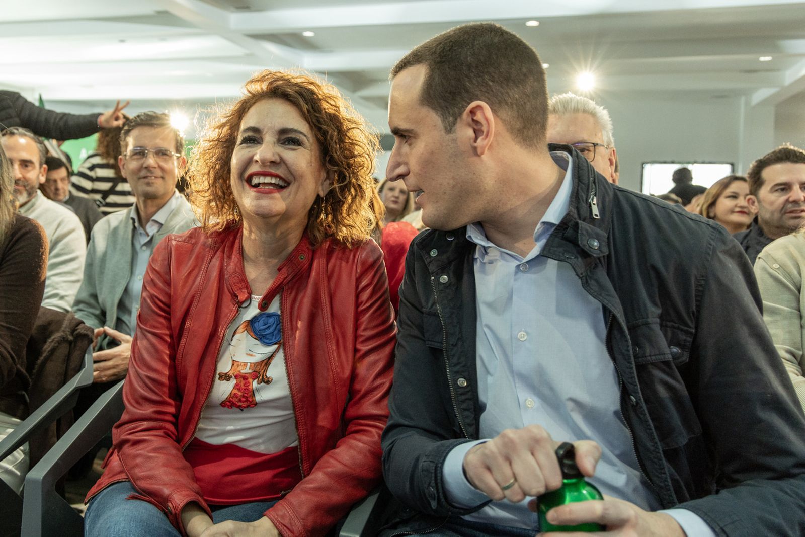 Acto en defensa de los servicios públicos para celebrar el 28F en Jaén