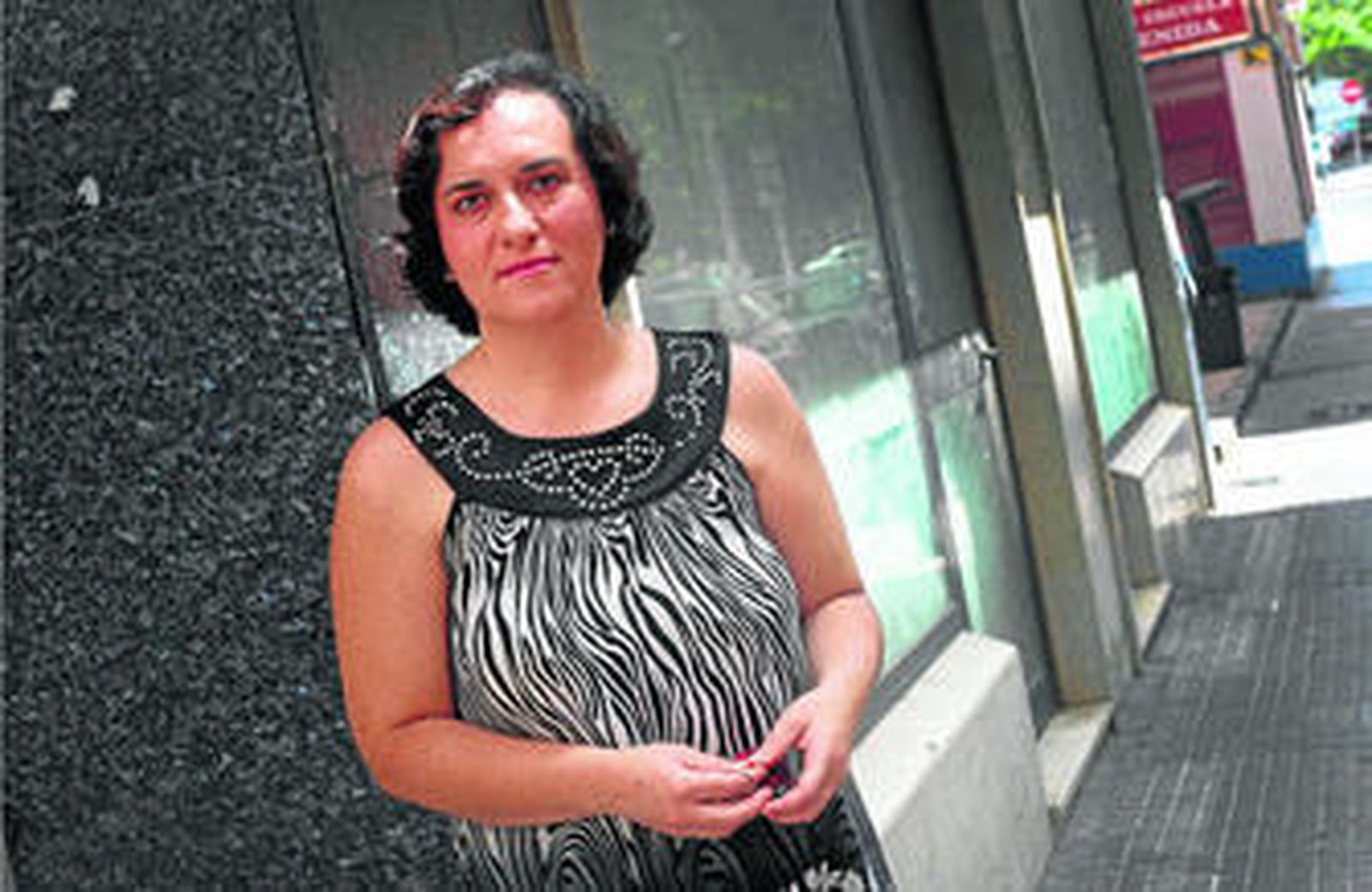 Carmen Tisis, una de las personas denunciantes por las malas prácticas bancarias.