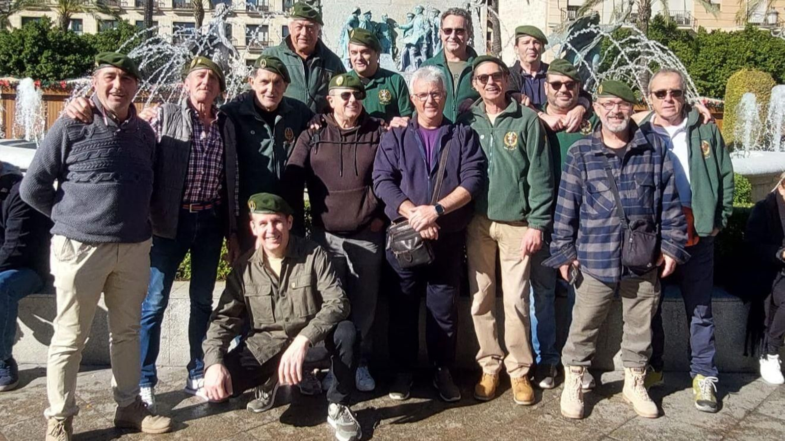 Los integrantes del reemplazo, en la Plaza del Arenal este pasado fin de semana.
