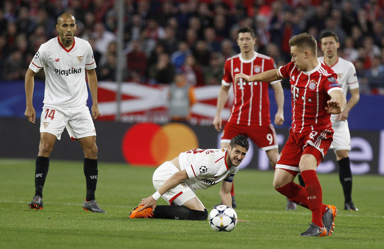 Las imágenes del Sevilla-Bayern Múnich