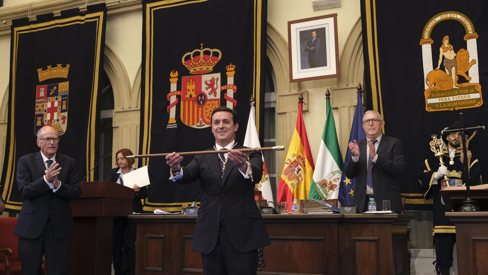 Imágenes del acto de constitución de la Diputación de Almería
