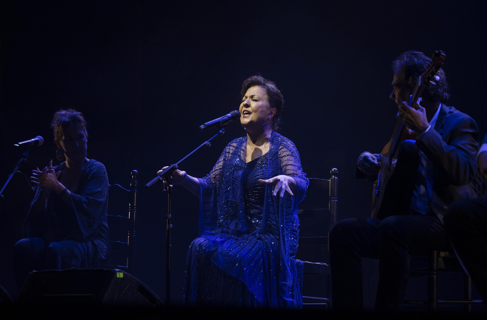 Famosos y artistas en la alfombra roja de la gala del flamenco en los 'Santalucía Universal Music Week'