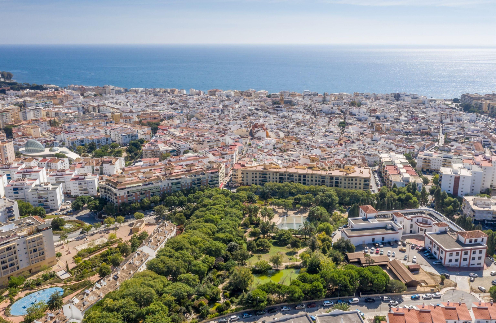 Imagen aérea de Estepona.