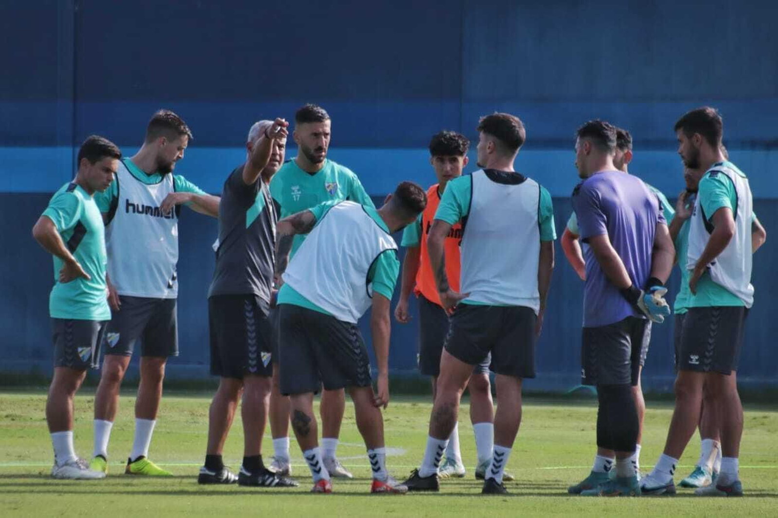 El entrenamiento del Málaga CF, en fotos