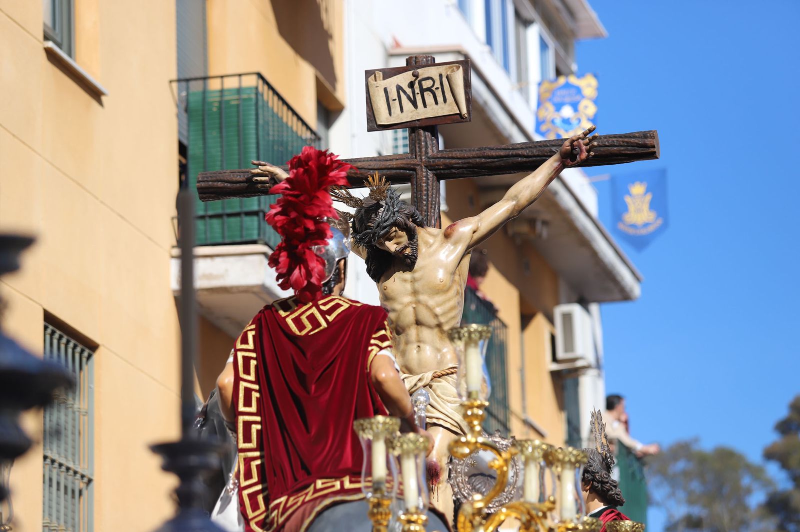 Imágenes de la procesión de la hermandad de la Lanzada de Huelva