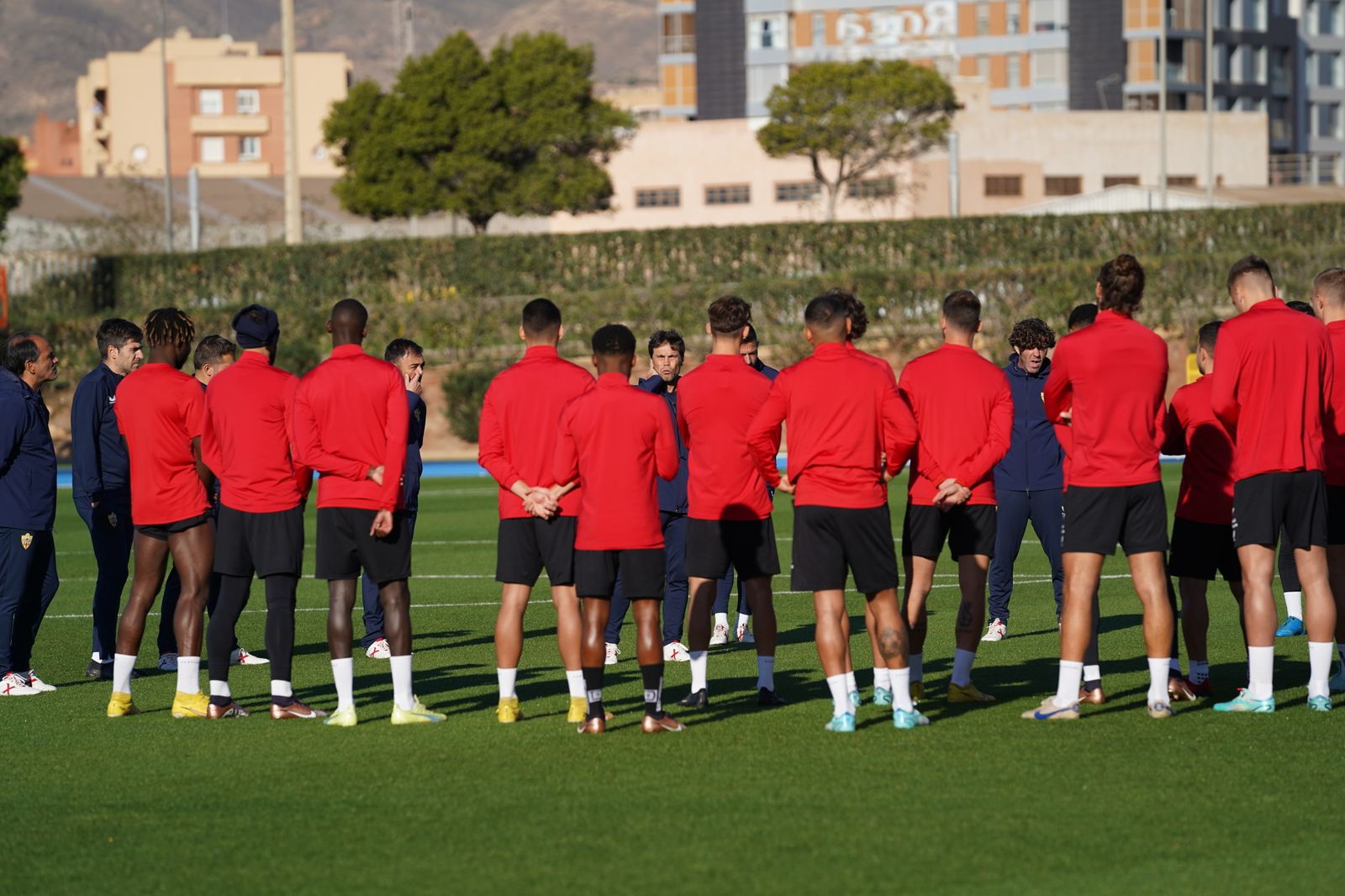Así ha sido el entrenamiento del Almería este miércoles