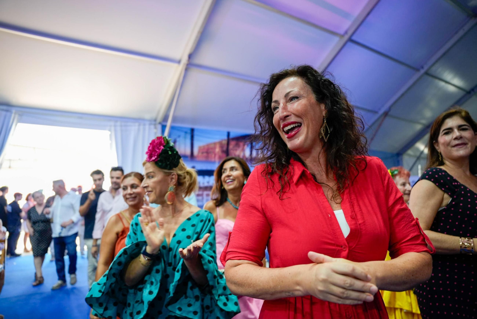Las fotos de la comida de homenaje a la mujer en la Feria de Almería