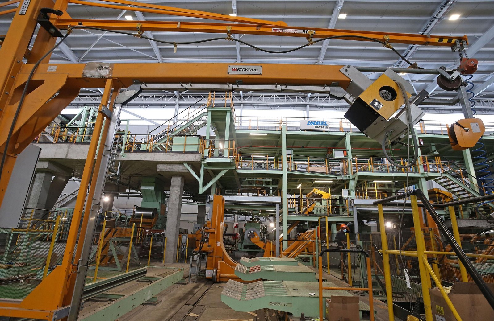 La factoría de Acerinox en Los Barrios.